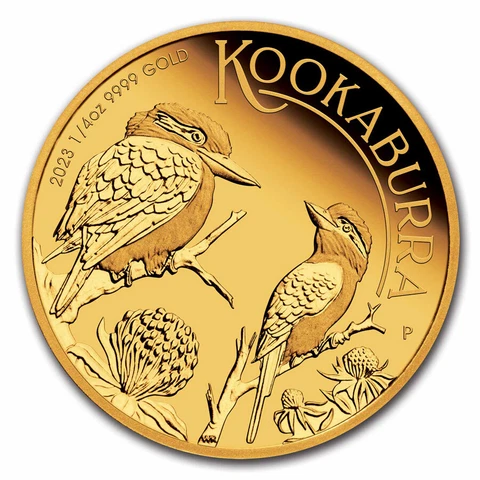 2023-P Australia 1/4 oz Gold Kookaburra Proof - SKU#272754 Cover