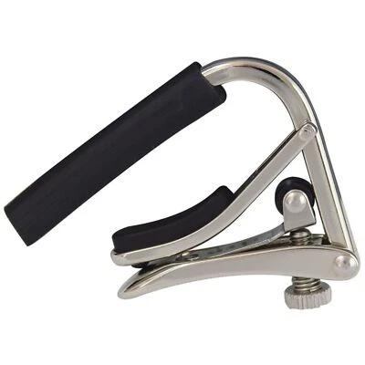 Стандартный каподастр Shubb C1 для стальных струнных гитар, полированный никель - Изображение 1 из 3