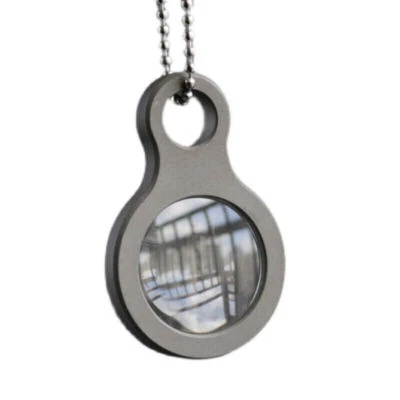 EDC Titanlegierung Lupe Glas konvexe Linse Outdoor porable machen Feuer Werkzeug