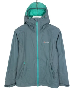 Berghaus AQ2 Jacke Damen (UK) 12 Netz Gefütterte Kapuze Touch Verschlüsse Zip - Bild 1 von 14