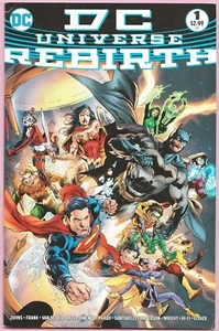 DC Universe Rebirth #1 July 2016 DC Comic Wrap Around Cover F - Picture 1 of 1