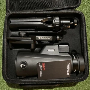 Telescopio fotográfico monocular Inlook Uronus 12 x 56 HD para teléfono impermeable - negro - Imagen 1 de 4