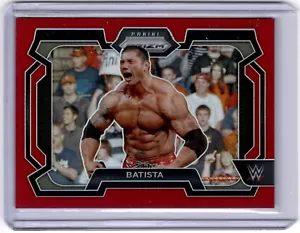Batista 2024 Panini Prizm WWE Red Prizm #84 WWE Legends #008/299 - Picture 1 of 2