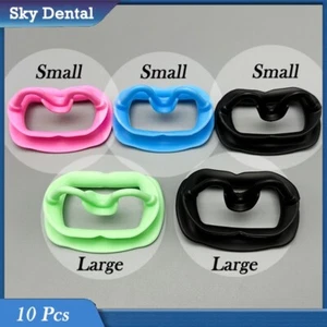 10x Dental Teeth Whitening Mouth Props Gag Opener Silicone Soft Cheek Retractors - Picture 1 of 26