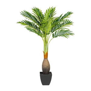 Kentiapalme, ca 100cm grün, Kunststoff, im Topf 14x14cm schwarz, 12 Wedel Kunstp - Bild 1 von 1