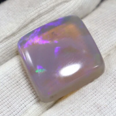 27.00 Carat Natural Australian Opal Smooth Cabochon  Purple Jelly Opal  OR-10 - Image 1 of 4