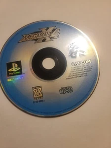 Mega Man X4 (Sony PlayStation 1 PS1 1997) Game Disc Only Tested Black Label - Picture 1 of 3