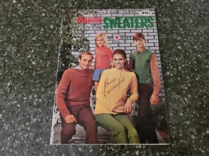 Classic Sweaters Coats & Clark's book no. 186, 1968 - Imagen 1 de 2