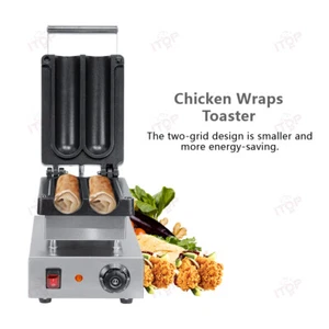 Electric Shawarma Kebab Doner Wraps Machine Burrito Maker Chicken Wraps Toaster - Picture 1 of 15