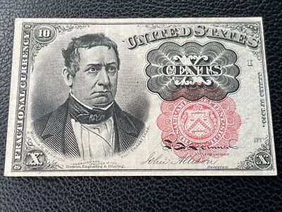 10 TEN CENTS FIFTH ISSUE FRACTIONAL CURRENCY NOTE UNCIRCULATED - Image 1 of 2