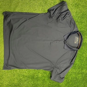 Eddie Bauer Men’s Short Sleeve Polo T- Shirt , Color: Dark Smoke XL 1/4 Button - Picture 1 of 6