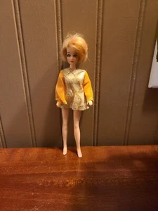 SELTENE VINTAGE 1970 TOPPER DAWN KURZHAAR PUPPE MIT BLONDEN HAAREN UND BLAUEN AUGEN. - Bild 1 von 4