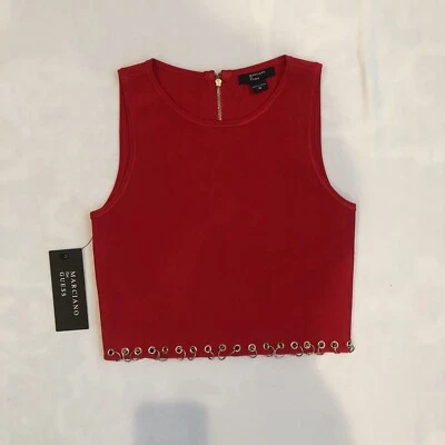 Camiseta sin mangas Marciano For Guess para mujer con vendaje de cadena roja talla M nueva con etiquetas Foto 1 de 4