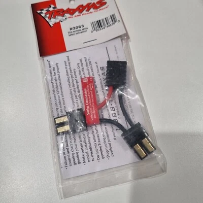 TRAXXAS 3063 Adattatore Batterie in Serie WIRE HARNESS BATTERY CONNECTION - Immagine 1 di 3