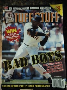 Guía de precios de Tuff Stuff de octubre de 2001 Barry Bonds - Imagen 1 de 1