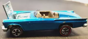 HOT WHEELS Red Line 1968 57 Classic T-Bird Thunderbird Aqua Gray Interior USA!!! - Picture 1 of 6
