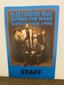 Fleetwood Mac "Behind The Mask" World Tour 1990 Staff Pass - Bild 1 von 2