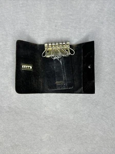Estuche Entrenador Llave 6 Ganchos Cuero Vaca Negro AMITY De Colección Muy Amado - Imagen 1 de 8