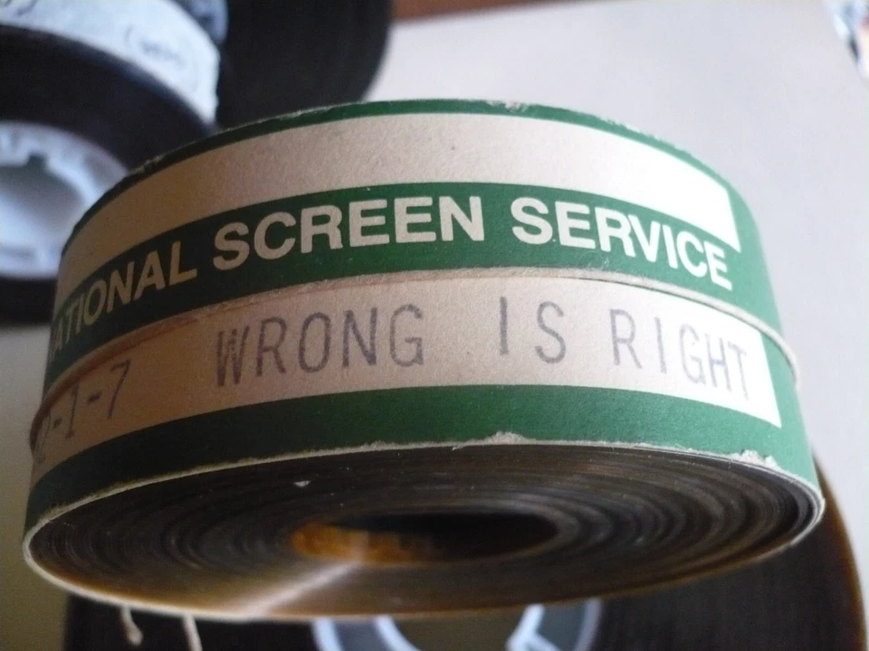 WRONG IS RIGHT, orig 35mm trailer (Sean Connery, Robert Conrad) - 1982 - Imagem 1 de 1
