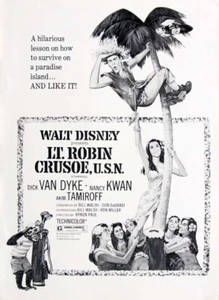 LT. ROBIN CRUSOE, U.S.N. great movie PRESSBOOK - Picture 1 of 1