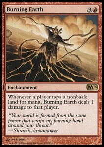 MTG BURNING EARTH EXC FOIL - TERRA ARDENTE - M14 - MAGIC - Bild 1 von 1