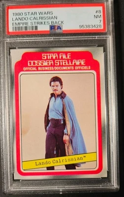 1980 OPC O-Pee-Chee Star Wars #8 Lando Calrissian - Rookie - Low Pop - PSA 7 - Image 1 of 2