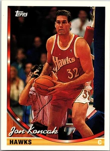 Jon Koncak #42 - - 1993-94 Topps - Atlanta Hawks - Picture 1 of 2