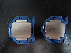 2 x Intel Xeon E5-2699 V3 CPU 18 core, 36 thread, 2.3GHz socket FCLGA2011 - Picture 1 of 2