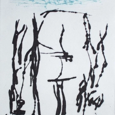Markus Lüpertz Kunst Regeln geben Neoexpressionismus Farbradierung 2005 A EA - Bild 1 von 4
