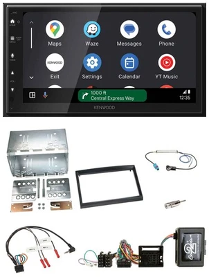 Kenwood DAB Bluetooth USB Lenkrad 2DIN Autoradio für Citroen Berlingo 08-18 PDC - Bild 1 von 4
