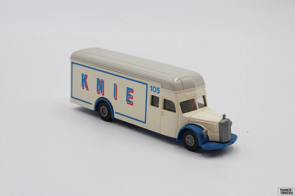 Brekina MB Mercedes O 6600 box truck "Circus Knie 105" 1:87 /BR783 - Image 1 of 1