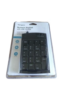 TARGUS TASTIERINO NUMERICO CON HUB USB 2 PORTE PAUK10U - NUOVO SIGILLATO - Foto 1 di 7