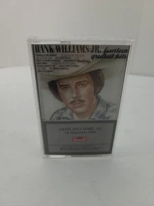 Hank Williams Jr. 14 Greatest Hits Cassette Tape 1976 PolyGram Records(good) - Picture 1 of 3