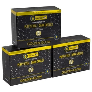 DERMORA Golden Glow Under Eye Patch for men & women Eye Gel - UK Seller - Picture 1 of 7