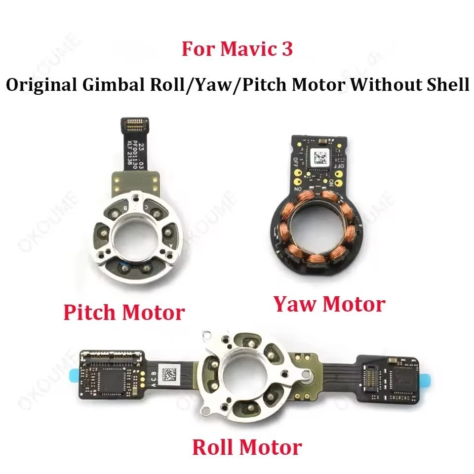 Original Gimbal Yaw/Roll/Pitch Motor without Shell for Mavic 3/3C/3T/3E In Stock - Image 1 of 1