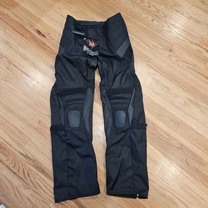 Pantalones Icon Overlord Riding Moto Over Talla 34 Rodilleras Negros Ajustables - Imagen 1 de 7