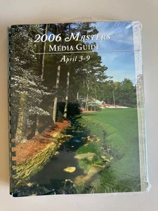 2006 MASTERS MEDIA GUIDE-APRIL 3-9, 2006 - AUGUSTA, GA-COMB BOUND PAPERBACK BOOK - Picture 1 of 2