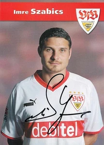 Imre Szabics VfB Stuttgart Autogrammkarte 2003 Ungarn Fussball Bundesliga - Picture 1 of 2