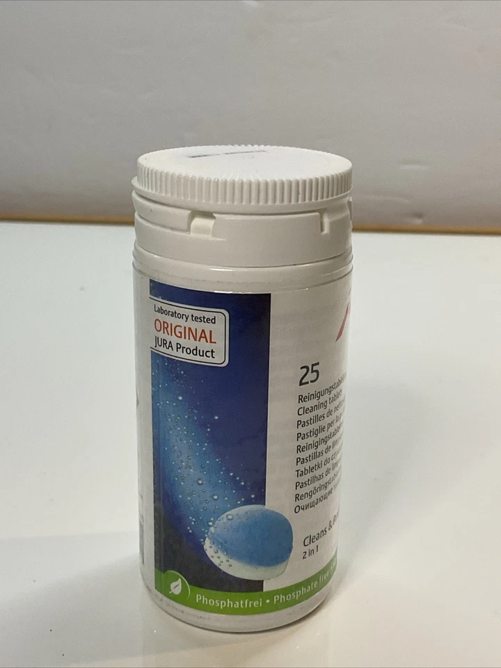 Jura 2-Phase Cleaning Tablets for Fully Automatic Coffee Machines, 25 Count - Image 1 of 4