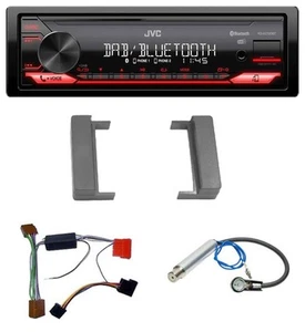 JVC DAB MP3 Bluetooth USB Autoradio für Audi A2 A3 8L A4 B5 TT 99-06 Aktivsystem - Bild 1 von 8