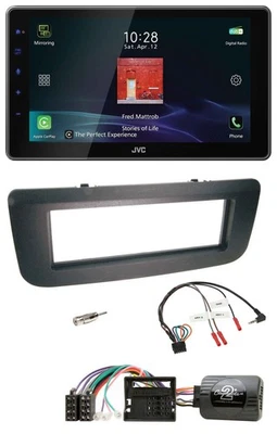 JVC DAB Lenkrad Bluetooth USB Autoradio für Skoda Fabia 07-14 Praktik Roomster s - Bild 1 von 4