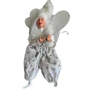 "De colección Navidad Hada de la Nieve Paz Hada Pixie Elfo Muñeca Posable Figura 15"" Fantasía" - Imagen 1 de 8