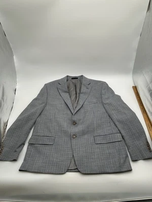 Ralph Lauren Black Label  44S Gray Checkered Poly-Viscose- Sport Coat Blazer K - Image 1 of 4