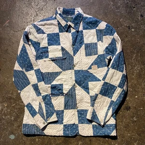 RALPH LAUREN Polo Country Acolchado Patchwork Camisas Chaqueta RRL Doble RL Talla M - Imagen 1 de 8