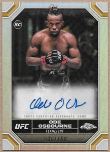 Ode Osbourne UFC 2024 Topps Chrome Rookie Auto Refractor #CRA-OOS RC - Picture 1 of 2