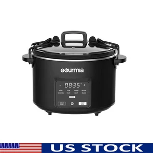 4,5 Quart programmierbarer Schongarer 5 Voreinstellungen Warmhalten Timer Digitalanzeige Neu - Bild 1 von 7