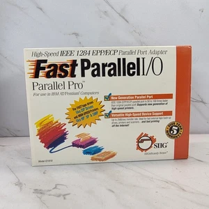 SIIG Fast Parallel I/O Parallel Pro IEEE 1284 EPP/ECP Parallel Port Adapter NOS - Picture 1 of 4