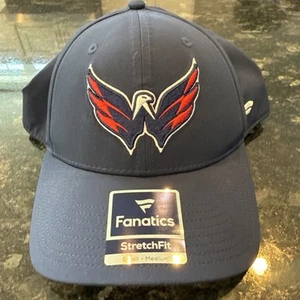 Fanatics Authentic NHL Washington Capitals Mens Blue Flex Fit Hat Size S/M - Picture 1 of 4