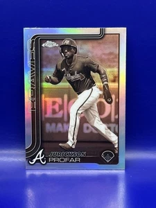 2025 Topps Chrome Sepia Refractor Jurickson Profar Atlanta Braves #143 - Picture 1 of 2