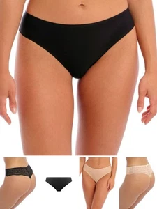 Fantasie Lace Ease Thongs Invisible Stretch Lined Thong Knickers Lingerie - Picture 1 of 7